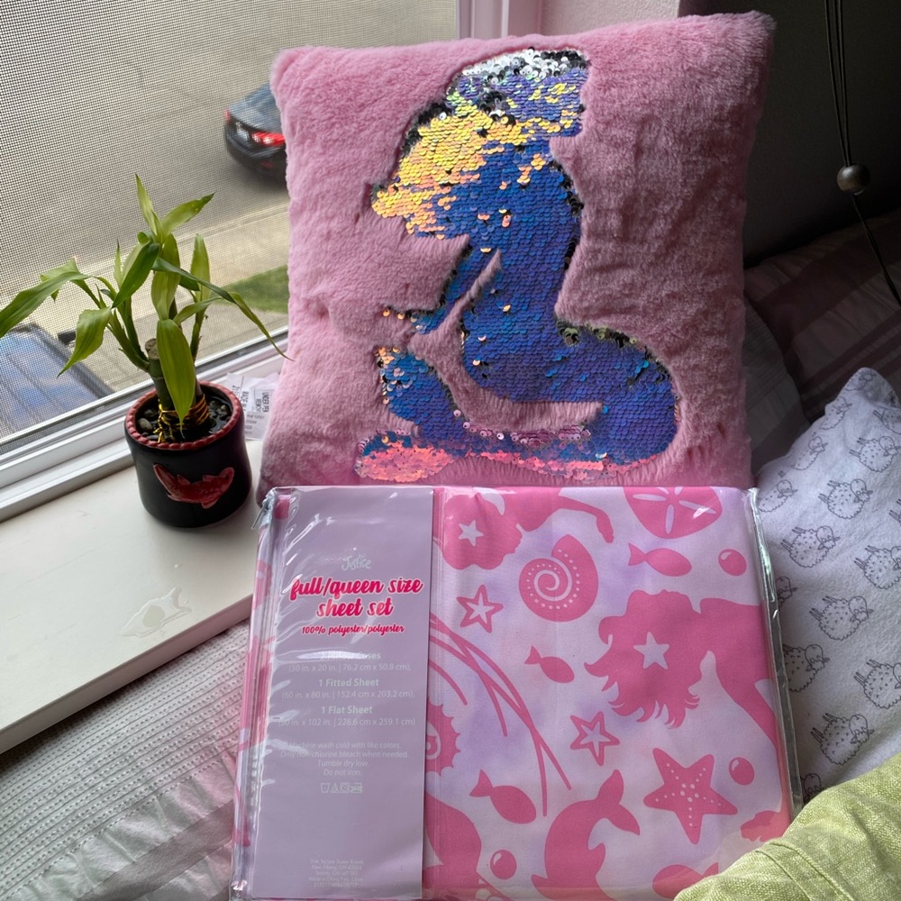 Mermaid bed set 🧜‍♀️ 🐚 🌊